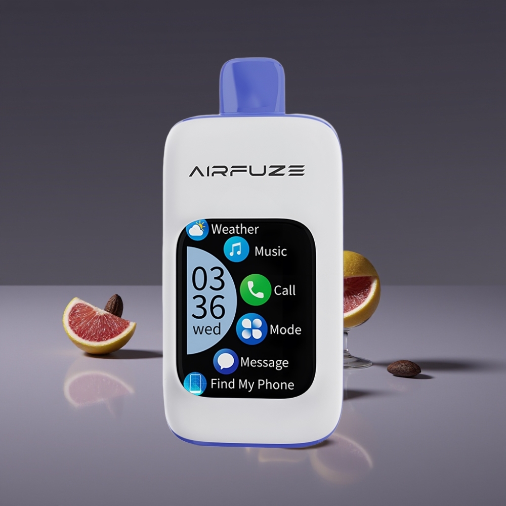 AirFuze Smart 30000 Puff Disposable Pod Menta di Miami con Schermo Touch 2.01"