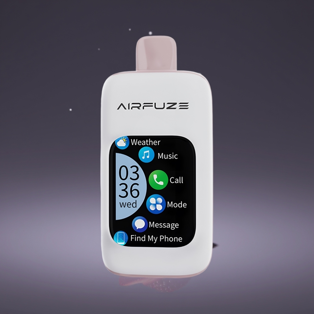 AirFuze Smart 30000 Puffs Disposable Pod Berry Burst con Schermo Touch 2.01" e Tipo-C