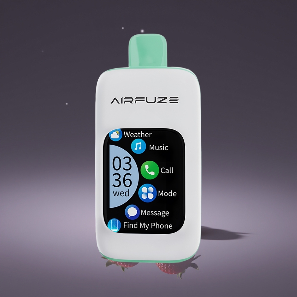 AirFuze Smart 30000 Puffs Disposable Pod Fragola Estate con Schermo Touch 2.01"