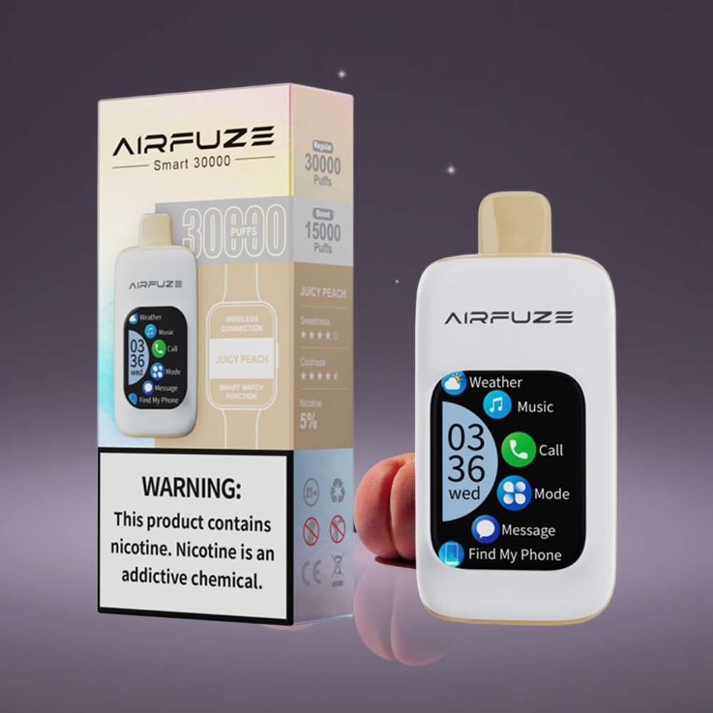 AirFuze Smart 30000 Puffs Disposable Pod Pesca Succosa con Schermo Touch 2.01