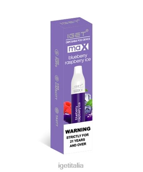 IEGT Vape il massimo 402NX80 gelato al lampone e mirtillo