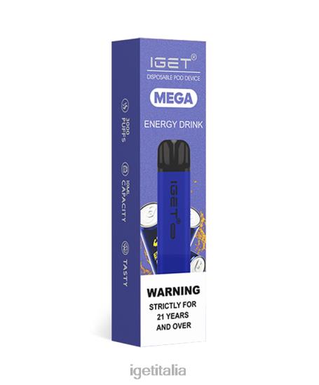 IEGT Vape Italia mega 402NX128 bevanda energetica