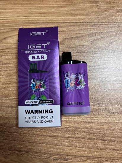 IEGT Vape barra 3500 boccate 402NX300 ghiaccio d'uva