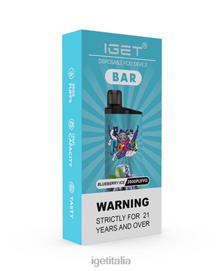 IEGT Vape Online barra 402NX152 ghiaccio al mirtillo