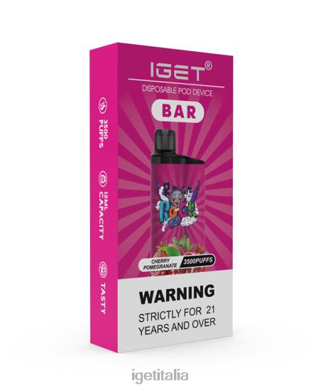 IEGT Vape barra 402NX155 melograno ciliegia