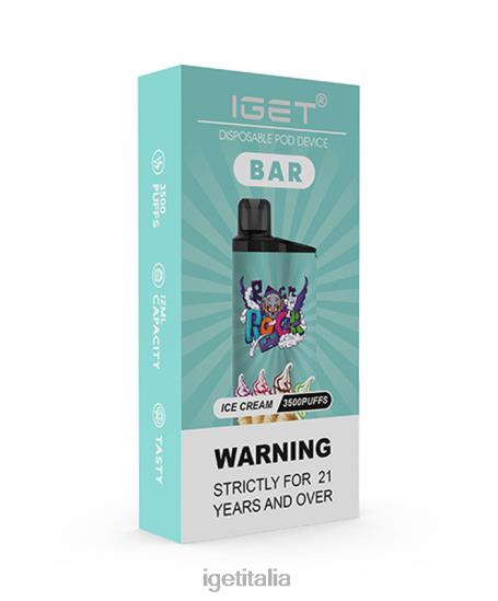 IEGT Vapes Italy barra 402NX160 gelato