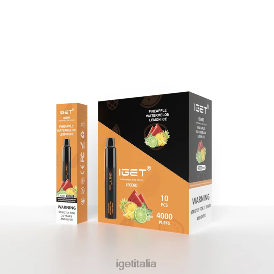 IGET Bar Online legend 4000 sbuffi 402NX333 ananas, anguria, limone, ghiaccio