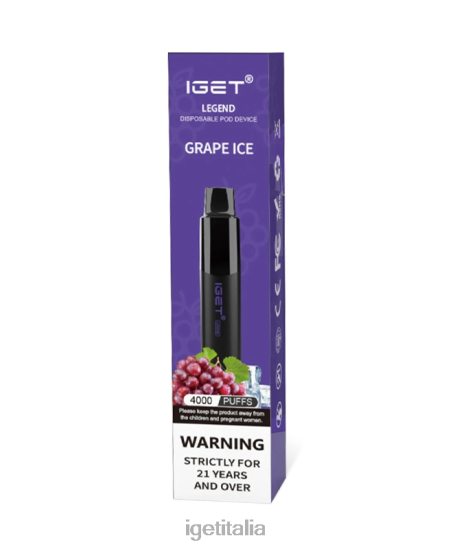 IEGT Vape leggenda 402NX183 ghiaccio d'uva
