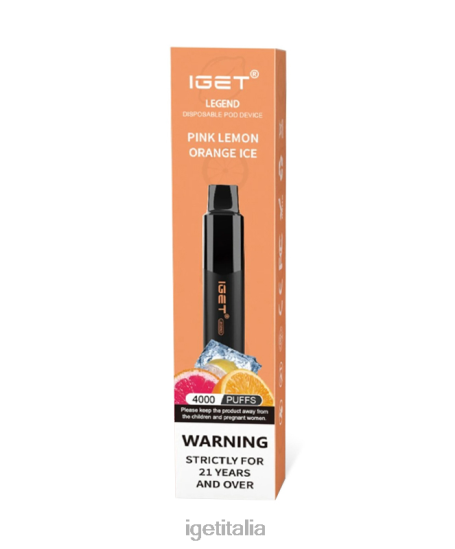 IEGT Bar leggenda 402NX192 ghiaccio rosa all'arancia e limone