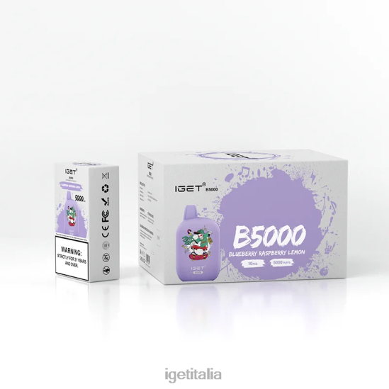 IEGT Vape Italy b5000 402NX308 mirtillo lampone limone