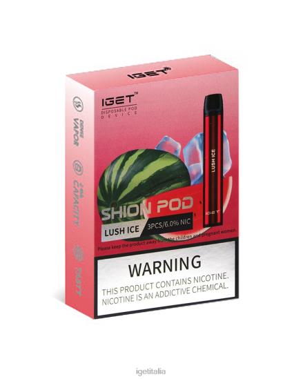 IEGT Vapes Italy 3 x shion 402NX17 ghiaccio rigoglioso