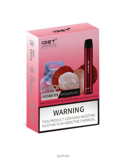 IEGT Bar Italy 3 x shion 402NX18 ghiaccio al litchi