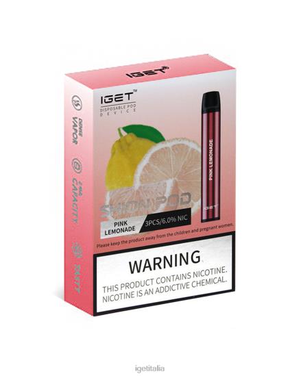 IEGT Vape Italia 3 x shion 402NX25 limonata rosa